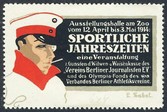 Berlin 1914 Sportliche Jahreszeiten (rot) Zabel