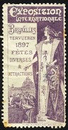Bruxelles 1897 Exposition Internationale Privat Livemont (WK 145 - violett