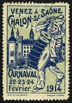 Chalon 1914 Carnaval hellblau
