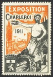 Charleroi 1911 Exposition (orange) Manesse