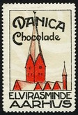 Danica Chocolade Elvirasminde Aarhus (Kirchturm)