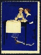 Degebrodt & Sohn Charlottenburg (2 Frauen am Tisch - blau)