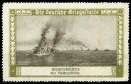 Deutsche Kriegsflotte Manovrieren der Hochseeflotte