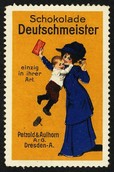 Deutschmeister Schokolade Petzold & Aulhorn Dresden (Frau mit Kind am Hals)
