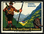 Eberl Brau Dresden (WK 04) Eberl - Brause (Bergsteiger) Getranke