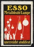 Esso Metalldraht Lampe unerreicht stossfest (WK 01)
