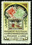 Graz 1909 Ausstellung fur Briefmarkenwesen Var grun