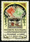 Graz 1909 Ausstellung fur Briefmarkenwesen Var weiss
