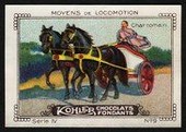 Kohler Serie IV No 09 Moyens de locomotion Char romain Schoko