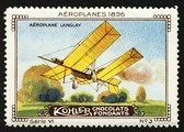 Kohler Serie VI No 03 Aeroplanes 1896 Aeroplane Langlay 02 Schoko