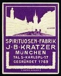 Kratzer Spirituosen Fabrik Munchen violett