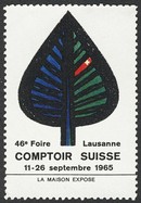 Lausanne 1965 46e Foire Comptoir Suisse Piatti