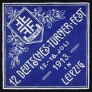Leipzig 1913 12 Deutsches Turner Fest (blau)