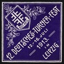 Leipzig 1913 12 Deutsches Turner Fest (lila)