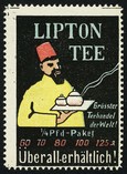Lipton Tee (Mann mit Fez gelb)