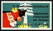 Luzern 1954 11 Ausstellung Landwirtschaft Forstwirtschaft Gartenbau