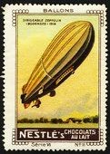 Nestle Serie VI No 11 Ballons Dirigeable Zeppelin (Bodensee) 1918 Schoko