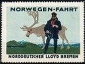 Norddeutscher Lloyd Norwegen Fahrt ohne Text Amtsberg