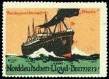 Norddeutscher Lloyd Reichspostdampfer Rhein Bottcher