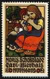 Noris Schokolade Carl Bierhals Nurnberg (2 Madchen mit Puppe)