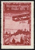 Nurnberg 1912 Flugwoche (Var A - rotbraun)