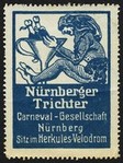 Nurnberger Trichter Carneval - Gesellschaft Nurnberg (blau) Klein