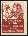 Nurnberger Trichter Carneval - Gesellschaft Nurnberg (rotbraun - 01) Klein