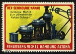 Rex Schokolade Kakao Fehleisen & Rickel Hamburg No 4 Drillings Muhle