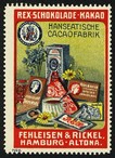 Rex Schokolade Kakao Fehleisen & Rickel Hamburg No 6 Hanseatische Cacaofabrik