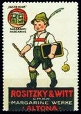 Rositzky Witt Margarine Altona Schiefertafel