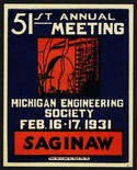 Saginaw 1931 Annual Meeting Michigan Engeneering Society
