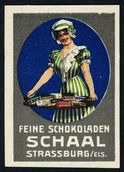 Schaal Feine Schokoladen Strassburg (Frau Tablett)