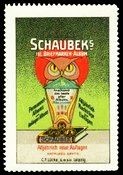 Schaubecks III Briefmarken Album Eule grun