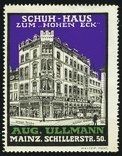 Ullmann Mainz Schuh Haus zum Hohen Eck lila