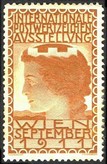 Wien 1911 Postwertzeichen Ausstellung braun Moser
