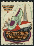 Wien 1914 Schuh & Ledermesse