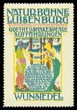 Wunsiedel 1914 Naturbuhne Luisenburg Goethe Shakespeare Gottsauner